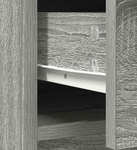 Sideboard mit Schubladen und Türen Grau Sonoma 73x31x90 cm