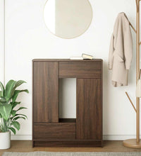 Sideboard mit Schubladen Türen Braun Eichen-Optik 73x31x90 cm