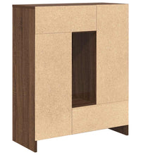Sideboard mit Schubladen Türen Braun Eichen-Optik 73x31x90 cm