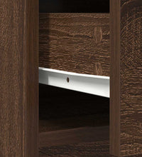 Sideboard mit Schubladen Türen Braun Eichen-Optik 73x31x90 cm