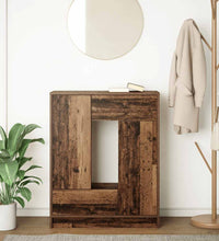 Sideboard mit Schubladen und Türen Altholz-Optik 73x31x90 cm
