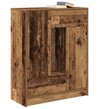 Sideboard mit Schubladen und Türen Altholz-Optik 73x31x90 cm