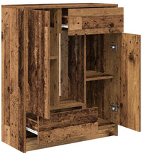 Sideboard mit Schubladen und Türen Altholz-Optik 73x31x90 cm