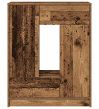 Sideboard mit Schubladen und Türen Altholz-Optik 73x31x90 cm