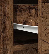 Sideboard mit Schubladen und Türen Altholz-Optik 73x31x90 cm