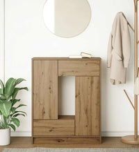 Sideboard mit Schubladen und Türen Artisan-Eiche 73x31x90 cm