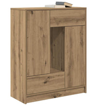 Sideboard mit Schubladen und Türen Artisan-Eiche 73x31x90 cm