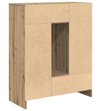 Sideboard mit Schubladen und Türen Artisan-Eiche 73x31x90 cm