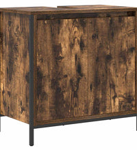 Waschbeckenunterschrank Räuchereiche 60x34,5x60 cm