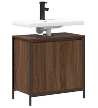 Waschbeckenunterschrank Braun Eichen-Optik 60x34,5x60 cm