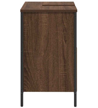 Waschbeckenunterschrank Braun Eichen-Optik 60x34,5x60 cm