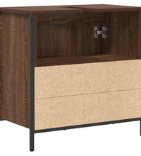 Waschbeckenunterschrank Braun Eichen-Optik 60x34,5x60 cm