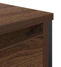 Waschbeckenunterschrank Braun Eichen-Optik 60x34,5x60 cm