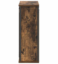 Bad-Wandschrank mit Spiegel Räuchereiche 50x21x60 cm