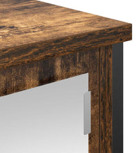 Bad-Wandschrank mit Spiegel Räuchereiche 50x21x60 cm