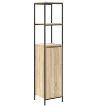 Badschrank mit Regalen Sonoma-Eiche 36x35x165 cm