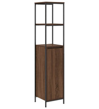 Badschrank mit Regalen Braun Eichen-Optik 36x35x165 cm