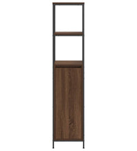 Badschrank mit Regalen Braun Eichen-Optik 36x35x165 cm