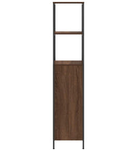 Badschrank mit Regalen Braun Eichen-Optik 36x35x165 cm