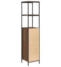 Badschrank mit Regalen Braun Eichen-Optik 36x35x165 cm