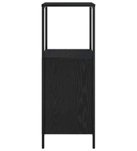 Badschrank mit Regalen Schwarz Eichen-Optik 36x35x95 cm