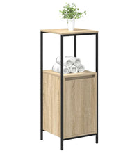 Badschrank mit Regalen Sonoma-Eiche 36x35x95 cm
