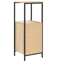 Badschrank mit Regalen Sonoma-Eiche 36x35x95 cm