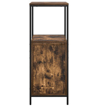 Badschrank mit Regalen Räuchereiche 36x35x95 cm