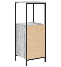 Badschrank mit Regalen Grau Sonoma 36x35x95 cm