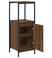 Badschrank mit Regalen Braun Eichen-Optik 36x35x95 cm