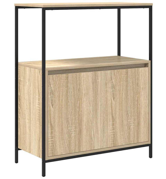 Badschrank mit Regalen Sonoma-Eiche 76,5x35x95 cm