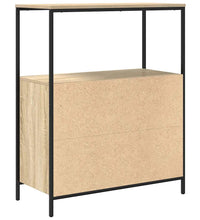 Badschrank mit Regalen Sonoma-Eiche 76,5x35x95 cm