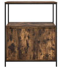 Badschrank mit Regalen Räuchereiche 76,5x35x95 cm