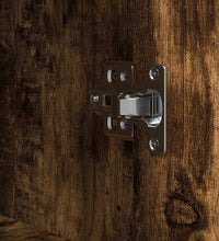 Badschrank mit Regalen Räuchereiche 76,5x35x95 cm