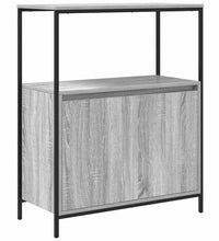 Badschrank mit Regalen Grau Sonoma 76,5x35x95 cm