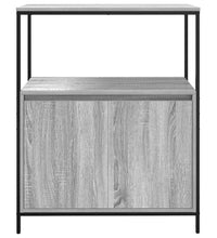 Badschrank mit Regalen Grau Sonoma 76,5x35x95 cm