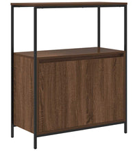Badschrank mit Regalen Braun Eichen-Optik 76,5x35x95 cm