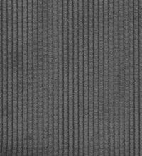 2-Sitzer-Sofa mit Chaiselongue L-Form Dunkelgrau 125 cm Leinen