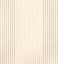 2-Sitzer-Sofa mit Chaiselongue L-Form Creme 125 cm Leinen