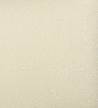 2-Sitzer-Sofa mit Chaiselongue L-Form Creme 125 cm Kunstleder