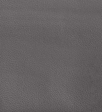 2-Sitzer-Sofa mit Chaiselongue L-Form Grau 125 cm Kunstleder