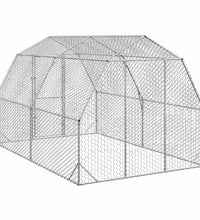 Hühnerstall 2,5x4x2,25 m Verzinkter Stahl