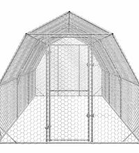 Hühnerstall 2,5x6x2,25 m Verzinkter Stahl