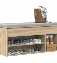 Schuhbank Sonoma-Eiche 102x30,5x45 cm Holzwerkstoff