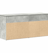 Schuhbank Betongrau 102x30,5x45 cm Holzwerkstoff