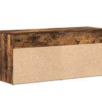 Schuhbank Räuchereiche 102x30,5x45 cm Holzwerkstoff