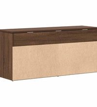 Schuhbank Braun Eichen-Optik 102x30,5x45 cm Holzwerkstoff