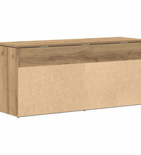 Schuhbank Artisan-Eiche 102x30,5x45 cm Holzwerkstoff