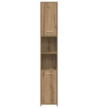 Badschrank Artisan-Eiche 30x30x183,5 cm Holzwerkstoff