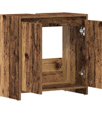 Waschbeckenunterschrank Altholz-Optik 60x33x60 cm Holzwerkstoff